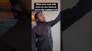 Bosses always go for the weakest link narcolepsy funny fired reels comedy workhumor work [upl. by Hsaniva]