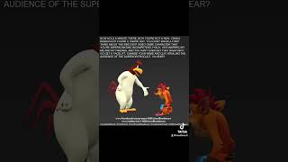 Foghorn Leghorn meets Crash 🍊🐔 looneytunes gaming crashbandicoot crashbandicoot4 memes funny [upl. by Oiramej234]