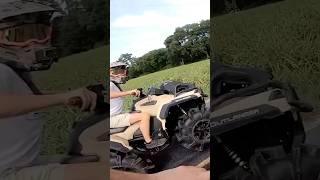 CANAM 850 vs POLARIS 1000 Drag Race [upl. by Sinnaoi]