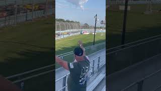 William Byron Near Flip From Stands at Watkins Glen [upl. by Sillek]