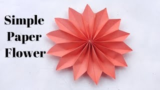 How To Make Flower Out Of Paper  Easy [upl. by Farah181]