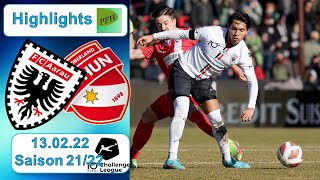 Highlights FC Aarau vs FC Thun 130222 [upl. by Lenuahs147]