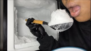 ORIGINAL FREEZER FROST  SOFT BITES  ASMR ICE EATING [upl. by Aneertak66]