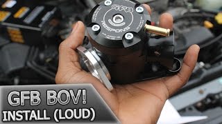 Subaru Wrx GFB Bov Install  Whistle Trumpet [upl. by Llerut116]