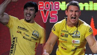 Evgeny Prudnik vs Artem Taynov WORLD ARMWRESTLING CHAMPIONSHIP 2018 [upl. by Claus]