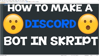 Vixio Setup Tutorial  How to make a Discord bot in Skript [upl. by Maiga558]