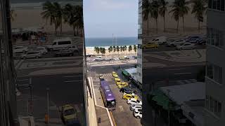 Copacabana Beach Sao Paulo Brazil 🇧🇷 View from Windsor Excelsior Copacabana Hotel [upl. by Bascomb]