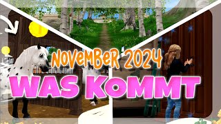 WAS KOMMT IM NOVEMBER 🐴 STALL UPDATE ABENTEUER PASS  NORIKER  Star Stable SSO [upl. by Nyladam907]