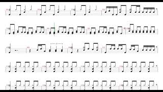 CHiCO with HoneyWorksアイのシナリオ  Ai No Scenario  Drum Score Drum Sheet Music [upl. by Erland]