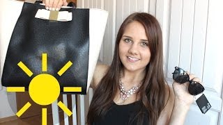 SOMMER Fashion HAUL 2014  HampM Zara TK MAXX ampamp [upl. by Donal950]