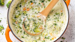 Creamy Broccoli Soup Recipe [upl. by Rossner]