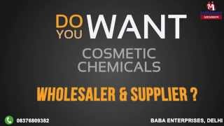 Cosmetic Chemicals by Baba Enterprises Delhi [upl. by Natasha5]