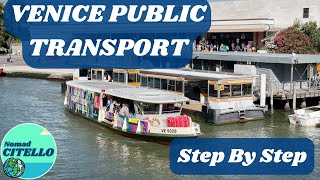 Venice Public Transport Vaporetto  What to know before you go [upl. by Prosper]