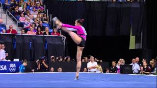 Sarah Finnegan  Floor  2012 Visa Championships  Sr Women  Day 2 [upl. by Sahc]