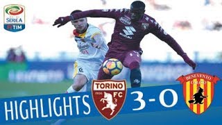 Torino  Benevento 30  Highlights  Giornata 22  Serie A TIM 201718 [upl. by Dang257]