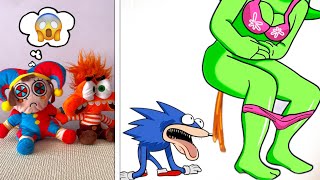 POMNI and CATNAP React to Inside Out amp Digital Circus  Sonic Types Animations  TikTok Videos  18 [upl. by Japeth237]