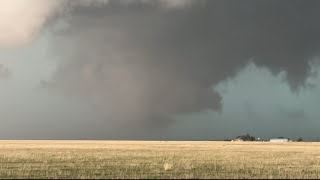 Grady New Mexico tornadic supercell [upl. by Alyak]