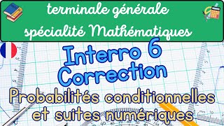 FR Terminale Spé maths  Interro 6 [upl. by Yztim]