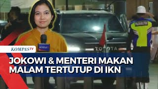 Para Menteri Makan Malam Bersama Presiden Jokowi di IKN [upl. by Ellinger]