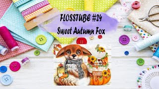 FLOSSTUBE 24 Stitch With Me HAED Sweet Autumn Fox 🌸Entre Spoilers🌸 [upl. by Theurich]