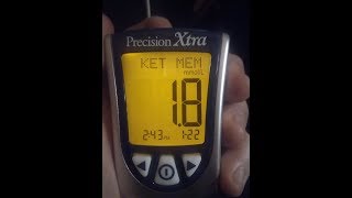 Measuring my Blood Ketones for the first time  The method is working [upl. by Sile991]