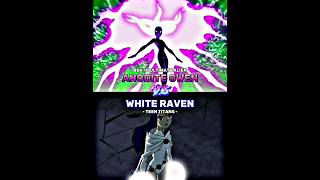 Anodite Gwen VS White Raven ben10 dc cartoonnetwork shorts thepoisonprince [upl. by Groveman]