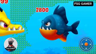 Fishdomdom Ads new trailer 12 update Gameplay hungry fish video [upl. by Erie29]