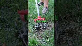 How to Aerate your Lawn shorts [upl. by Atsylak]