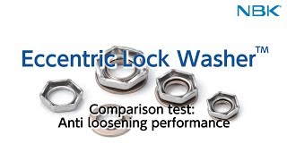 Eccentric Lock Washer™ Comparison testAnti loosening performance [upl. by Lilia]