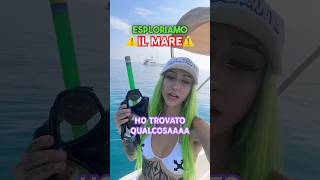 ESPLORAZIONE IN MARE💚🌊 HO TROVATO QUALCOSA ⚠️👀 [upl. by Nuahs]