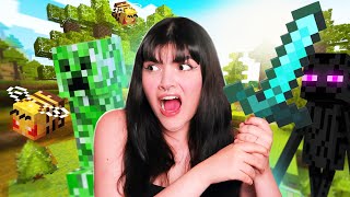 PRIMEIRA VEZ JOGANDO MINECRAFT 😱 [upl. by Anivek]