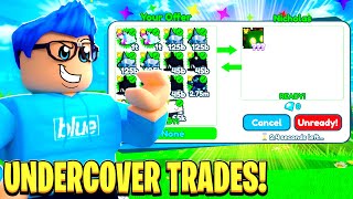 RussoPlays Makes UNDECOVER TRADES In Pet Simulator X AGAIN Roblox [upl. by Amalbena]