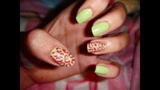 Uñas decoradas con esmalte♥ [upl. by Analihp744]