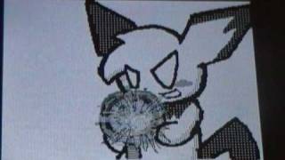 Flipnote Eevee and Pichu [upl. by Irmina]