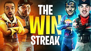 THE WIN STREAK W NINJA COURAGE amp TREVOR MAY  Fortnite Battle Royale Highlights 187 [upl. by Mellins]