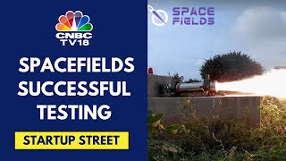 Spacefields Successfully Fires India’s First Aerospike Rocket Engine  CNBC TV18 [upl. by Cary667]