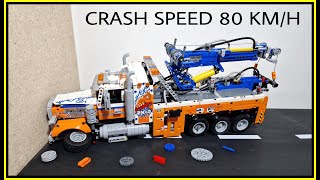 Truck VS Wall 🚨 80 KMH 🚨 Lego Technic 42128 CRASH  Truck CRASH TEST  Lego Technic CRASH Test [upl. by Bidget562]