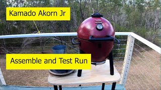 2023 Ep 08 Kamado  Akorn Jr  BBQ  Assemble and Test run Part 1 [upl. by Gimble]