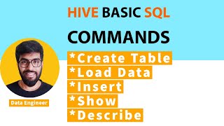 Hive SQL Create Load Insert  Show [upl. by Gibeon]