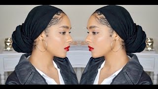 HOW TO Turban Tutorial Low Bun [upl. by Morly]