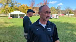 Villanova coach Marcus OSullivan Chats About Winning Big East XC Title Interivew [upl. by Malena]