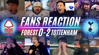 PREMIER LEAGUE FANS REACTION TO FOREST 02 TOTTENHAM  PREMIER LEAGUE [upl. by Diandre]