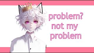 not my problem  animation Meme Fox Aife  inspirated Valee gacha [upl. by Spillar]