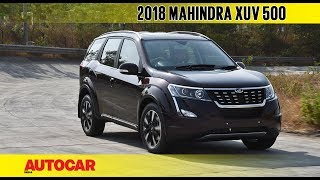 2018 Mahindra XUV500 Facelift  First Drive Review  Autocar India [upl. by Naleek668]