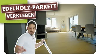 Holzboden selber verkleben [upl. by Yniar]