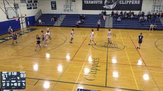 Yarmouth High School vs Biddeford High School Mens Varsity Basketball [upl. by Parrnell]