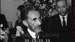 Emperor Haile Selassie visits Hollywood studio 1960s [upl. by Braunstein390]