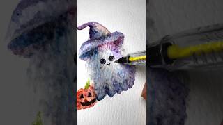 Mini pinturita para Halloween 👻 art drawing painting [upl. by Yearwood]