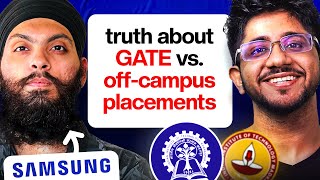 Confused between Gate and Offcampus Journey from Tier 3 to Samsung ft Sanamdeep [upl. by Cohla]