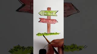 Aesthetic Drawing IdeaSatisfying ytshorts trending subscribe stickers [upl. by Bluh]